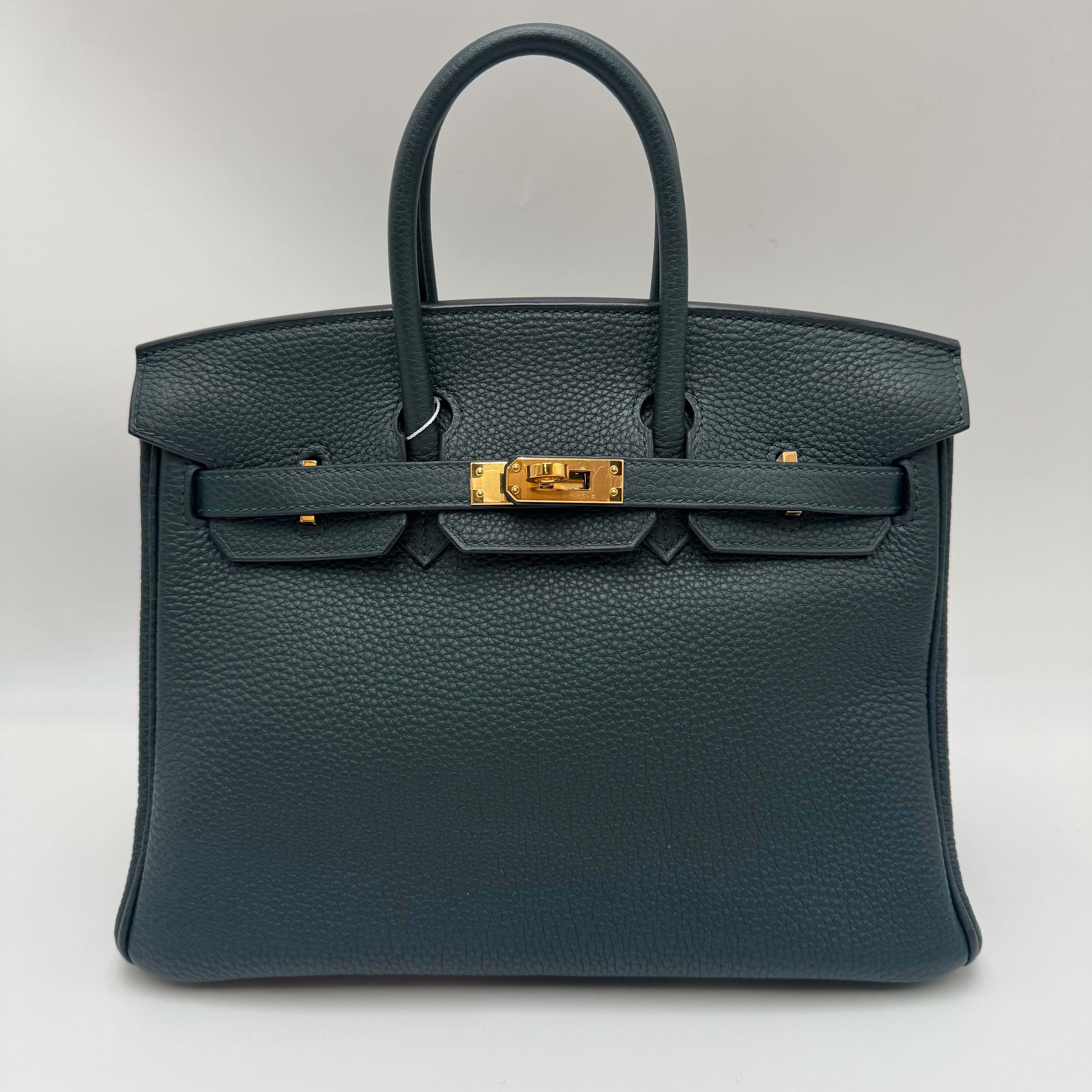 Hermes Birkin Togo 25 Vert Cypress GHW U (2022) - The Real Maluho