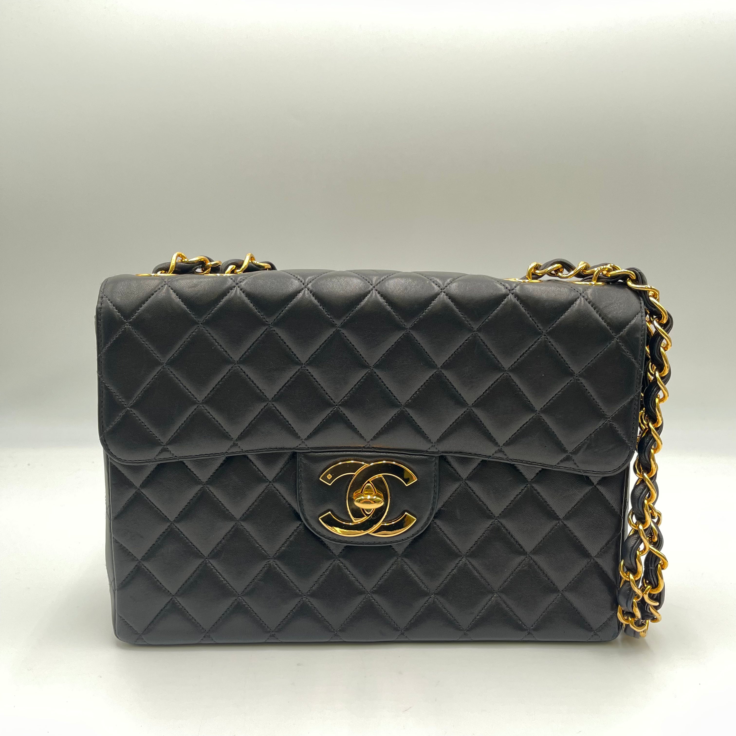 Chanel Classic Vintage Jumbo Flap Lambskin - The Real Maluho