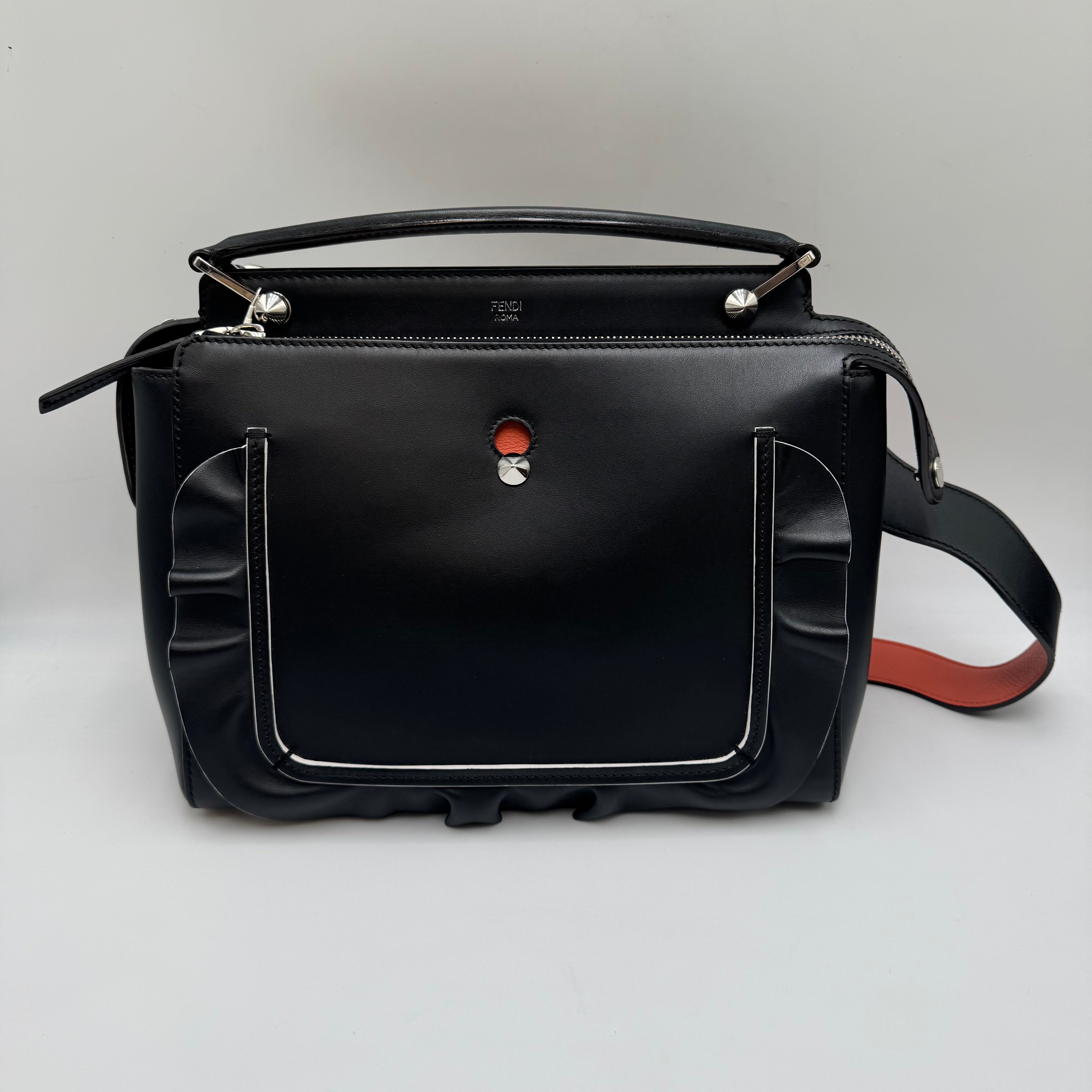 Fendi Dotcom 30 Leather Black - The Real Maluho