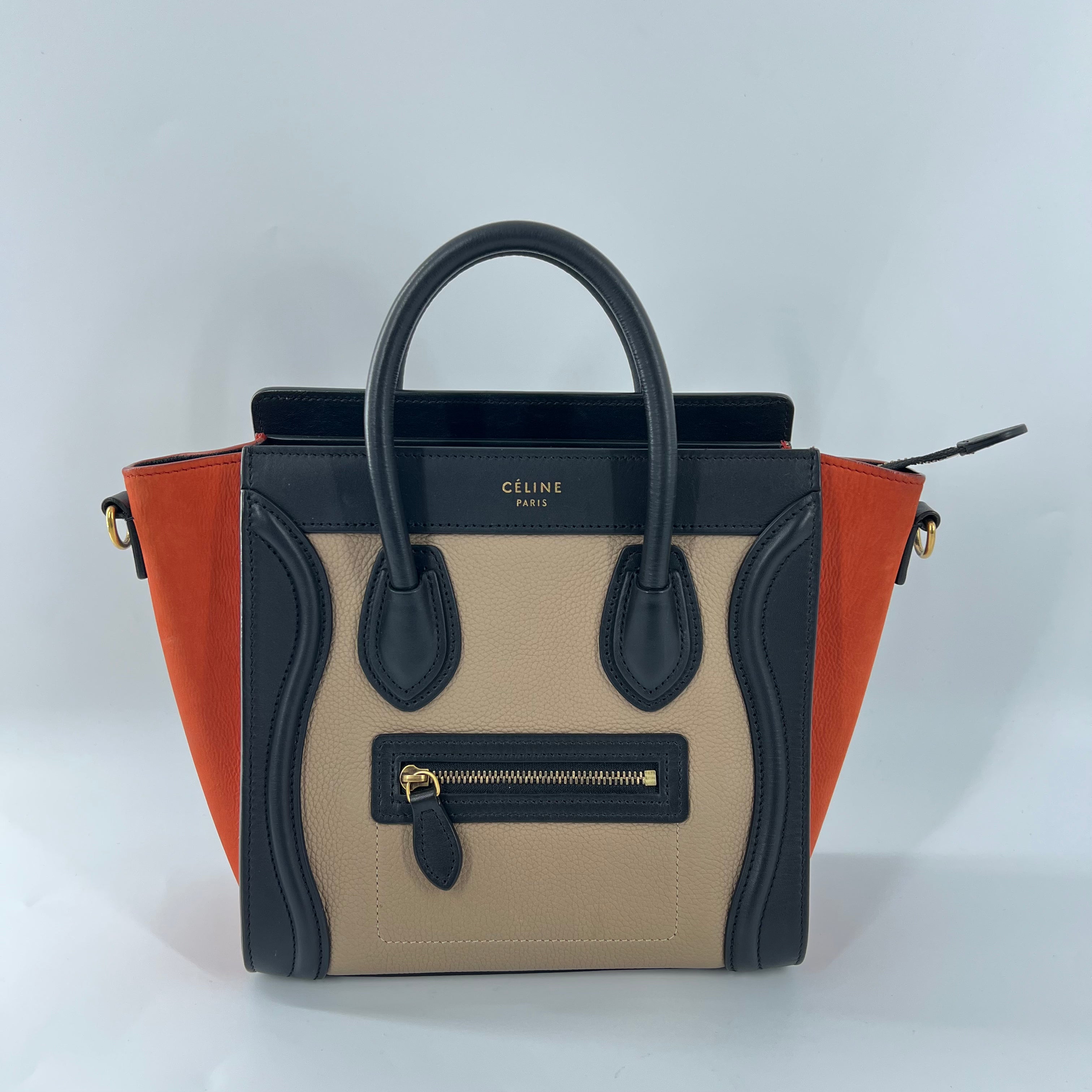 Celine Nano Luggage Tricolor - The Real Maluho