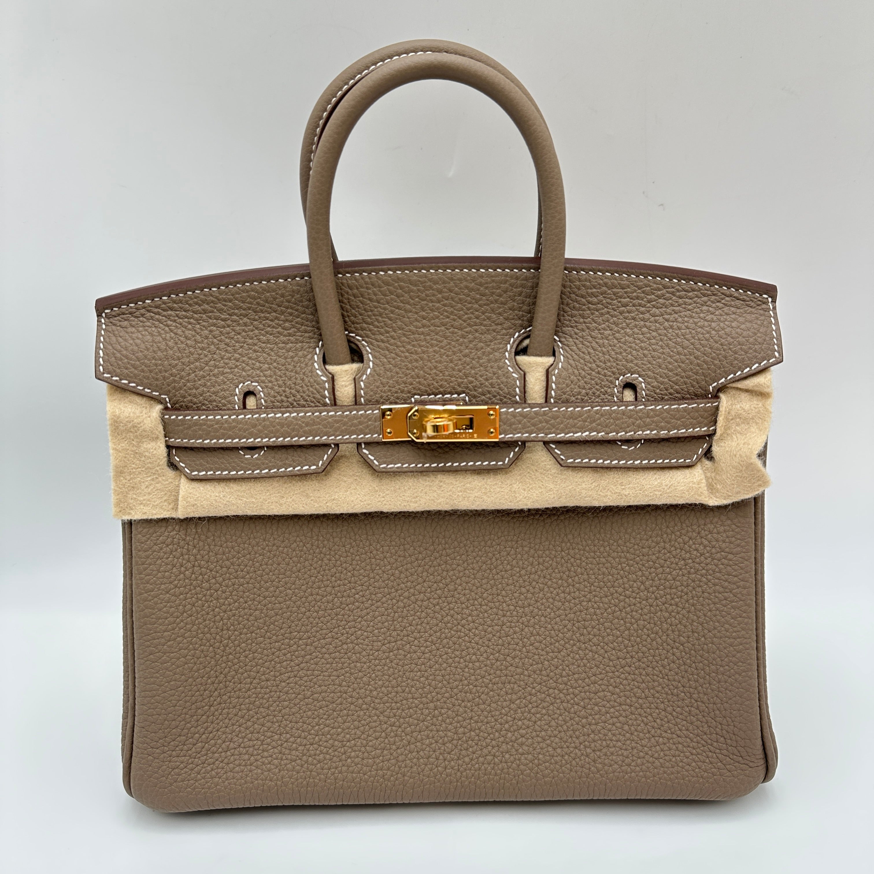 Hermes Birkin Togo 25 Etoupe GHW W (2024) - The Real Maluho