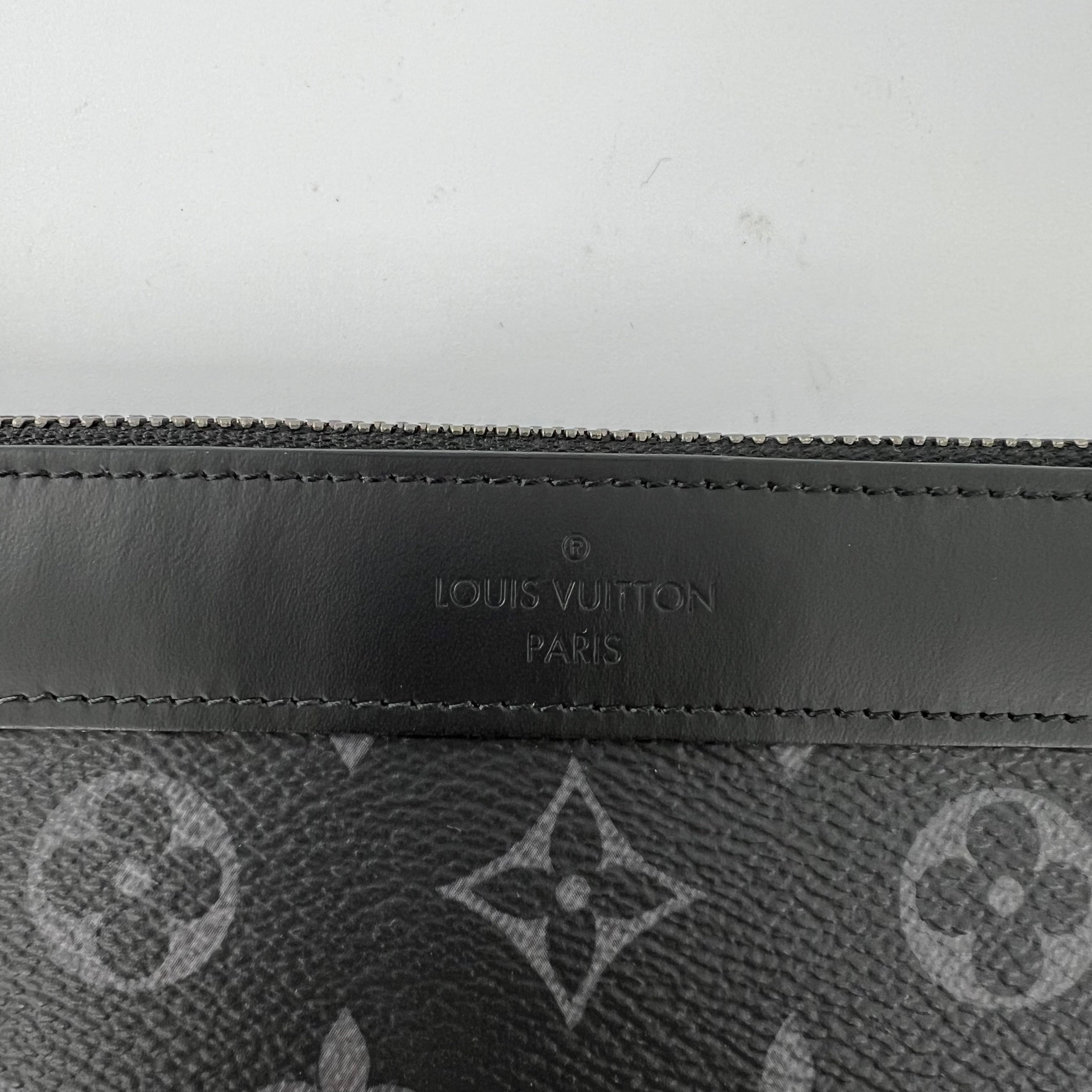 Louis Vuitton Monogram Eclipse Pochette Discovery PM - The Real Maluho