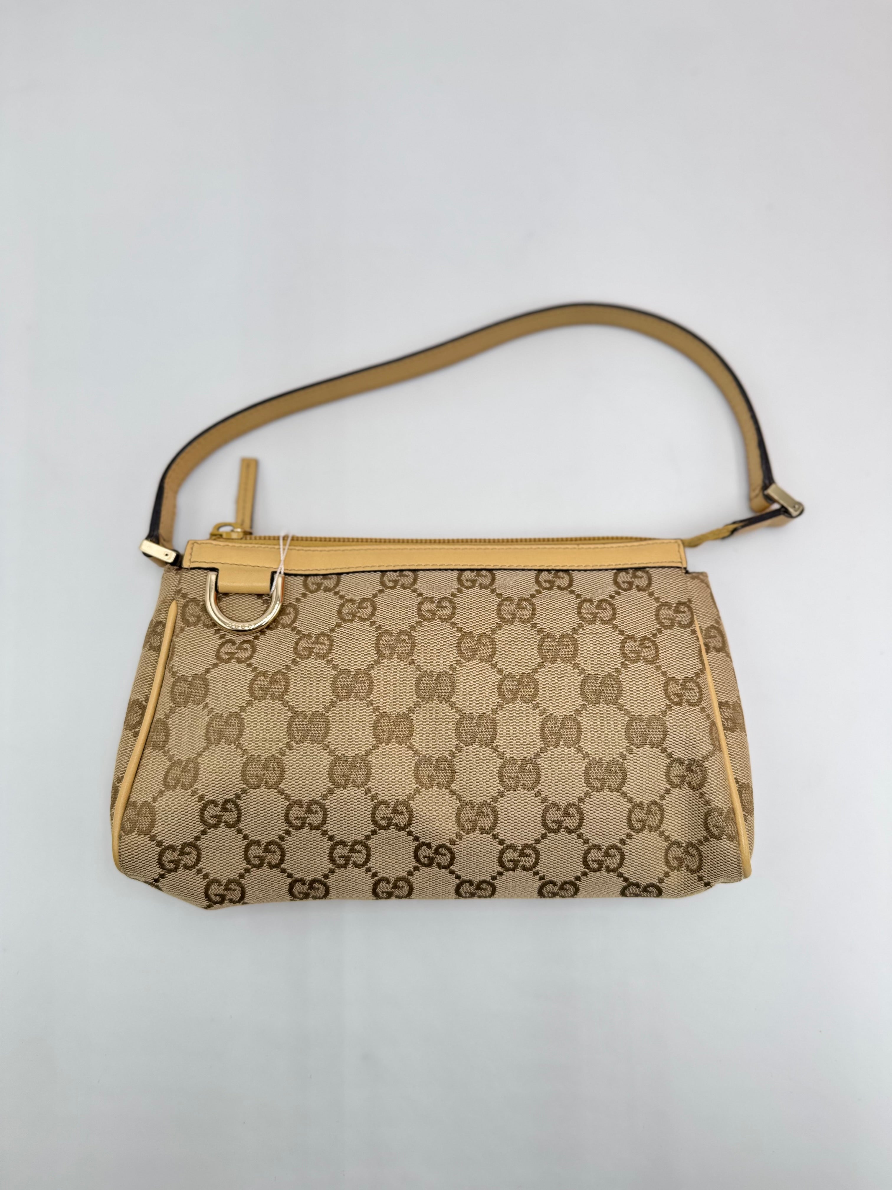 Gucci Canvas Shoulder Bag - The Real Maluho